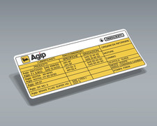 ADESIVO FLUIDI INNOCENTI SMALL 500 550 990 MINIMATIC MINITRÈ | 17x6,9 cm