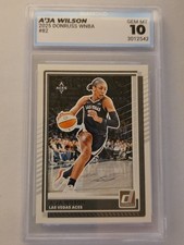2025 Donruss WNBA A’ja Wilson #82 Diamond GEM MT 10 Las Vegas Aces
