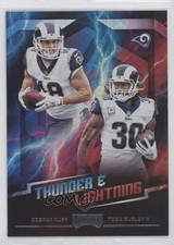2018 Panini Playoff Thunder and Lightning Cooper Kupp Todd Gurley II #8 0e5z