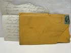 Antique Civil War Era Letter Envelope Chattanooga Tennessee Stamp TN Anderson