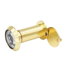 Zinc Alloy Door Peephole Viewer with 220 Degree Wide Angle and Privacy Cover