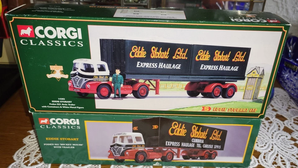 Corgi Classics 1:50  13601/14303  2 x Foden S21 EDDIE STOBART Express Haulage.  - Bild 4 von 4