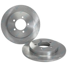 2 Rear Disc Brake Rotors for Ford Explorer UT UX UZ V8 4.6L Limited Wagon Pair