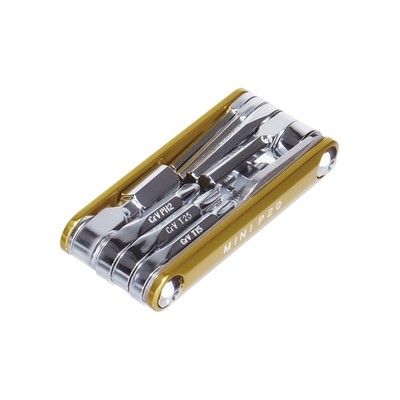 multitool mini p20 20 Funktionen gold mit Tasche TOPEAK Fahrrad Werkzeug