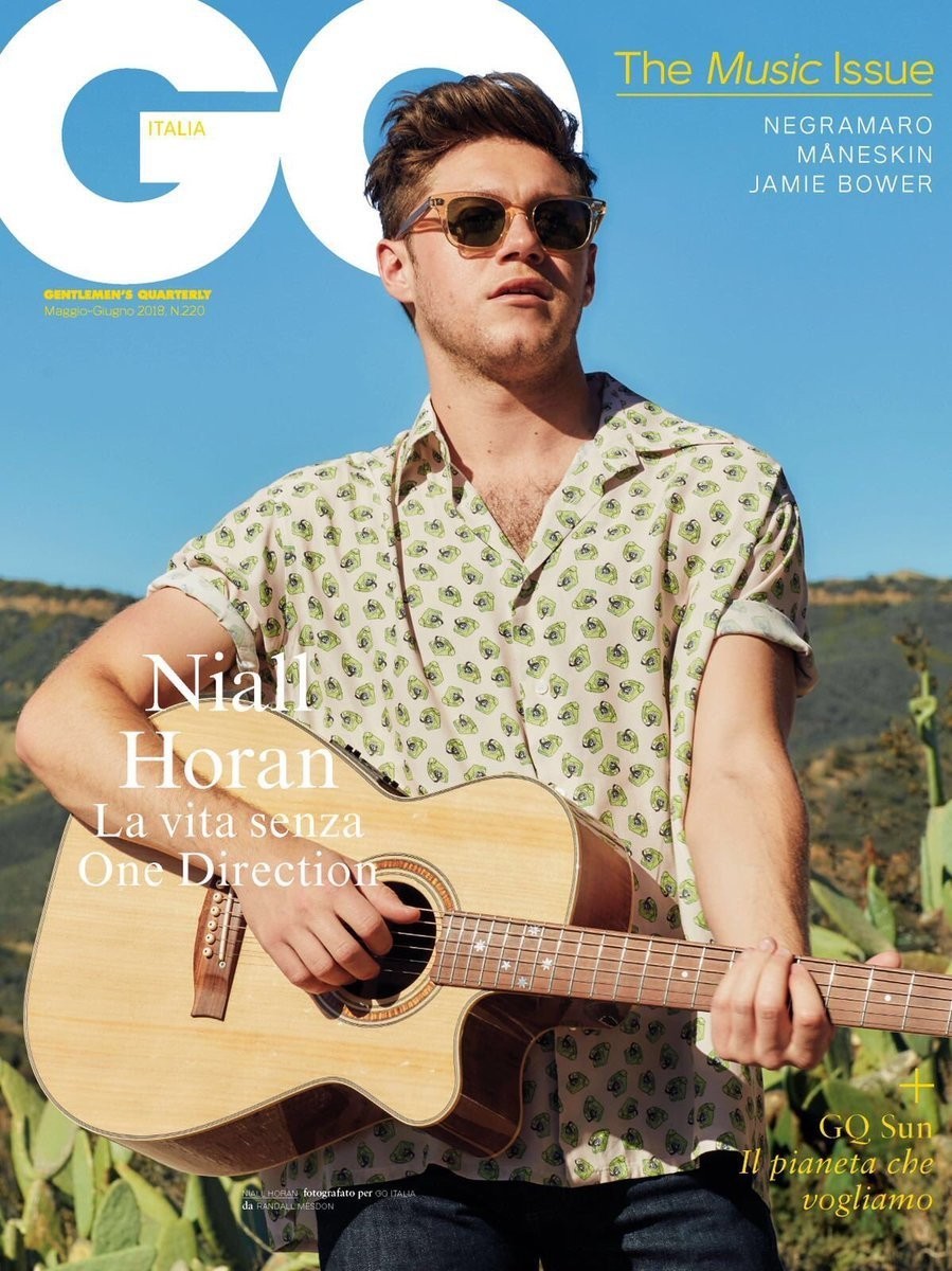 GQ Magazine Italia May 2018 NIALL HORAN One Direction JAMIE BOWER Maneskin