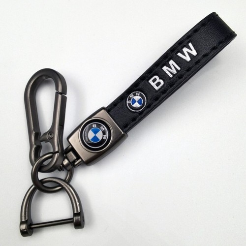 For BMW Schlüsselanhänger Auto Leder Lanyards Embleme Anhänger Metall Keyring