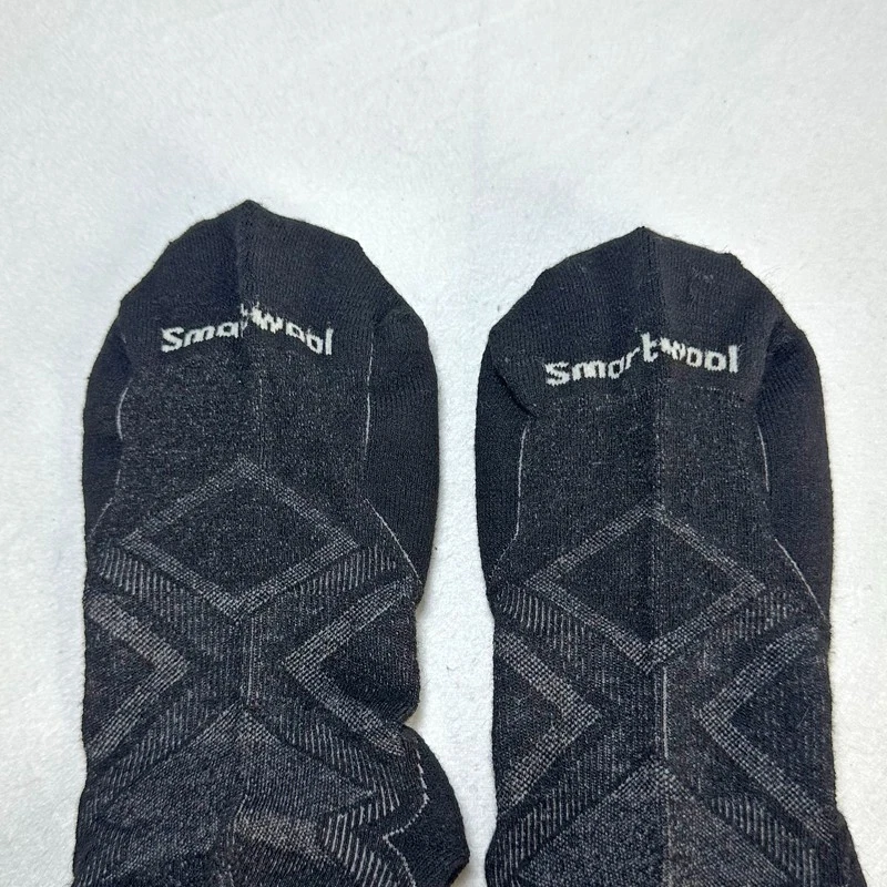 Paquete de 2 calcetines Smartwool para hombre para correr clima frío cojín dirigido talla L negros Foto 4 de 4