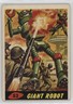 1962 Topps Bubbles Mars Attacks! Giant Robot #52 g3e