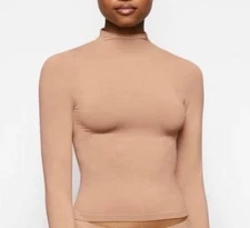 SKIMS Soft Smoothing Seamless Turtleneck NEW Ochre 4X