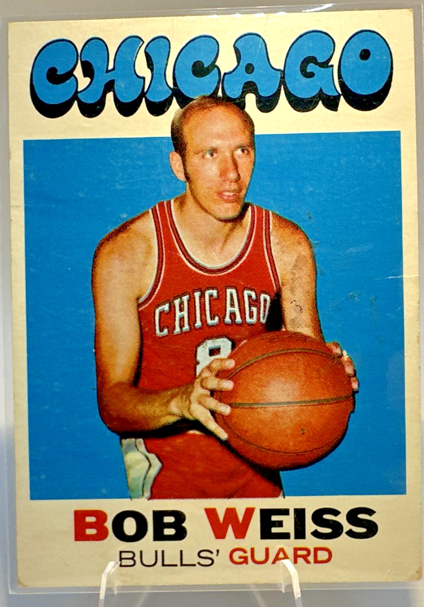 1971-72 Topps Bob Weiss #128 Chicago Bulls Vintage NBA Card