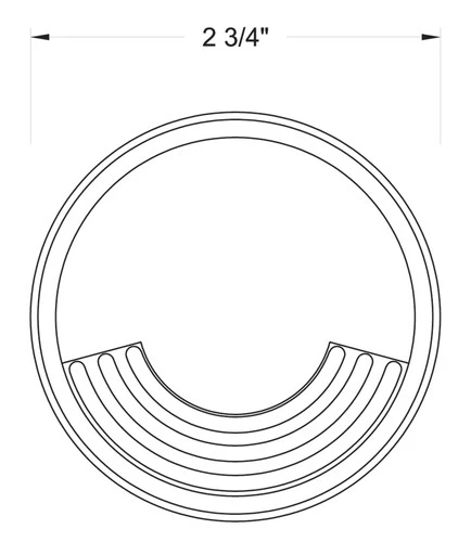 Hinkley Lighting 15710 Flare Uni-Directional In-Ground Well Light - Stainless - Picture 2 of 4