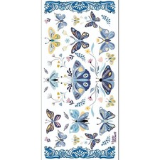 Violette Stickers - Butterflies - 1 Dutch Blue Butterfly Sticker Sheet - Crafts