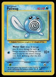 Poliwag 59/102 Base Set Unlimited Common
