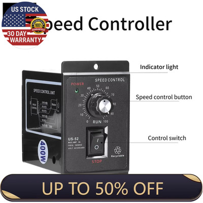 DIV 400W AC220V Motor Speed Controller Multifunctional Motor Speed Regulator Con