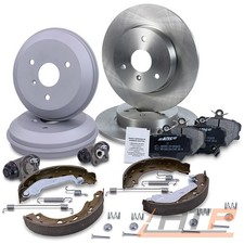 BREMSSCHEIBEN + BREMSBELÄGE VORNE + 2x RADBREMSZYLINDER HINTEN FÜR SMART