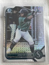 2022 Bowman - Chrome Prospects Jonatan Clase #BCP-118 Mojo Refractor (RC)