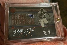 2017 Majestic Regal Runners Eddie George autograph auto 6/15 TITANS 