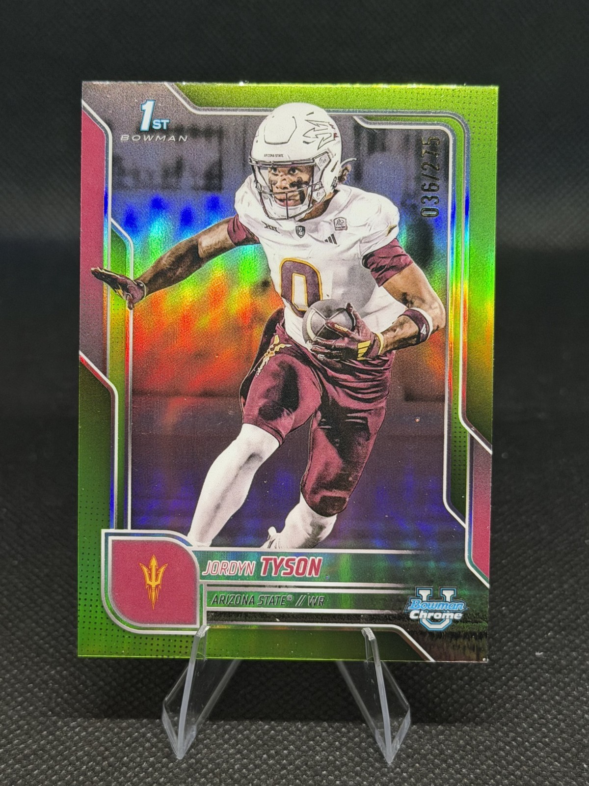 2025 Bowman U Chrome - Jordyn Tyson #31 Lime Green Refractor /275