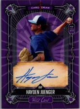 2024 Wild Card 5 Card Draw 2/4 Auto Parallel Hayden Juenger 5CDC-HJA Auto