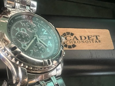 CHRONOSTAR Men's Chronograph Steel CADET 2853945055 Quartz 10 ATM