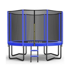 ORCC Trampoline 8FT 10FT 12FT 14FT, Outdoor Tramp with Enclosure Net, 410LBS ...