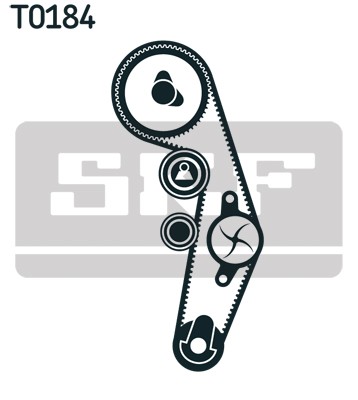 VKMC 01250-1 SKF Water Pump + Timing Belt Kit for Audi, Ford, Seat, Skoda, VW