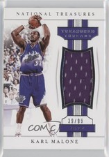 2018-19 Panini National Treasures Treasured Threads 39/99 Karl Malone HOF 7xr
