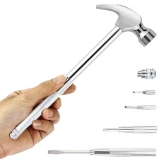 Multifunctional 6 in 1 Floral Hammer and Screwdriver Tool, Screwdriver Set wi...