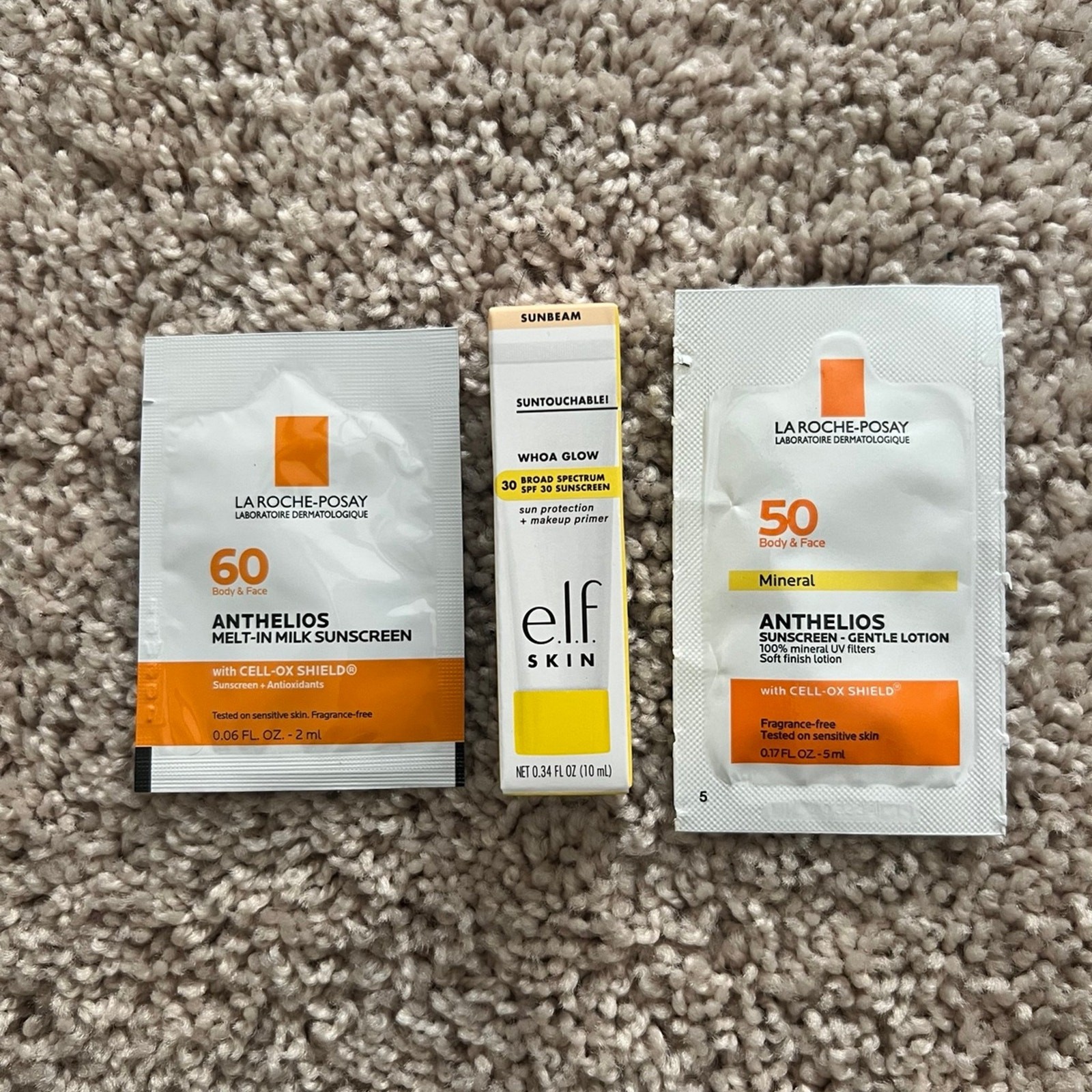 La Roche Posay Elf Sunscreen Sample Bundle 3-Piece Set  -image