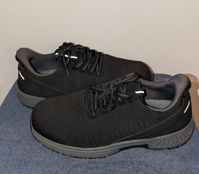 Orthofeet Yari Mens Size 10.5 4E Extra Wide Black Lace Up Comfort Shoes 20011