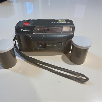 Canon Snappy EZ 35mm Film Camera W/ 2 Empty Film Canisters Strap (BL2)