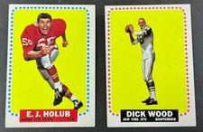 1964 Topps # 130 Dick Woods and Topps # 100 E J Holub