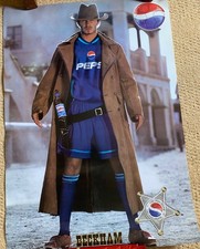 Pepsi Advertising Poster featuring David Beckham