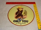 VINTAGE 1954 SMOKEY THE BEAR FOREST FIRE PREVENTION 10" PORCELAIN METAL GAS SIGN
