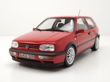 VW Golf 3 Gti 1996 Rosso Modellino Auto 1:18 Norev