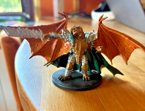 D&D Miniatures DemonWeb Kuyutha Exrch of Bahamut Wizard #02/60 Stat Card 2008