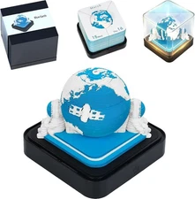 Time Piece 3D Calendar 2026, 3D Calendar Memo Pad, DIY Carving Art Notepad with