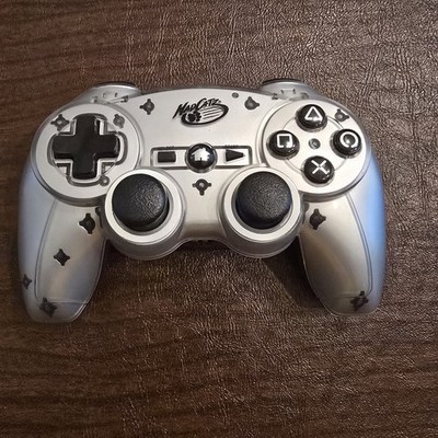 Mad Catz Game Shark Wireless Small PS2 Controller Playstation Tested No Dongle