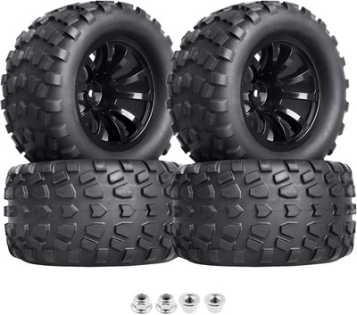 2.8 12Mm Hex RC Truck Wheels and Tires for 1/10 Scale Traxxas Stampede VXL Hoss