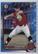 2022 Bowman Draft Blue 72/150 Landon Sims #BD-72 1k9t