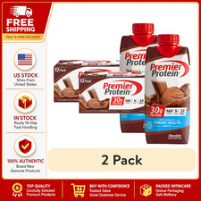 2 pack Premier Protein Shake, Chocolate, 30g Protein, 11 Fl Oz, 12 Ct