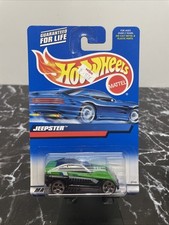 Hot Wheels 2000 Mainline #140 Jeepster Green w/ 5DOTs