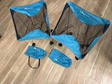 MOON LENCE Camping Chair Compact Backpacking Folding Pair