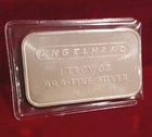 Low serial number (00970) Vintage Engelhard 1 Troy Ounce .999 Fine Silver Bar