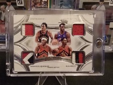 2024-25 Flawless Barrett/Scottie Barnes/Walter/ Quickley Quad Patch /25