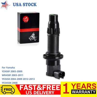 Ignition Coil For Yamaha YFZ450 2004-2009 2012-2013 YFZ450X 2008 5TA-82310-10-00
