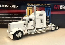 FACTORY PROTOTYPE CUSTOM! 1/64 DCP Kenworth W900 Long Frame Aero Cab 72” Sleeper