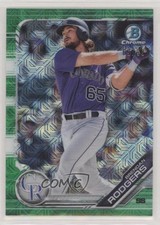 2019 Bowman Mega Box Green Mojo Refractor 69/99 Brendan Rodgers Rookie RC u0u