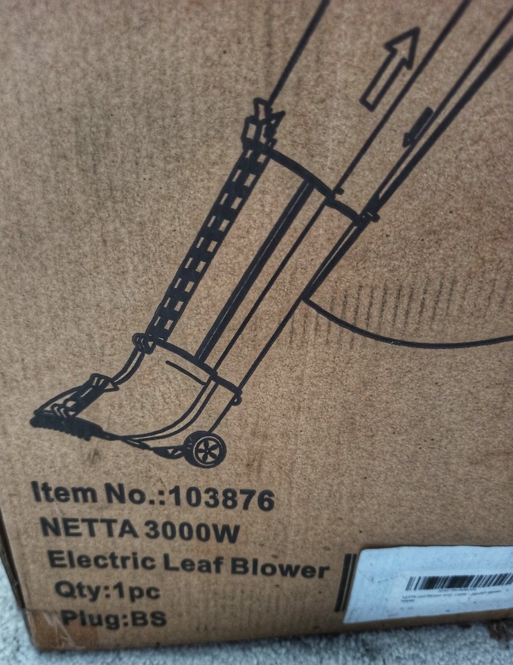 Netta 3 in 1 Electric Leaf Blower 3000W eBay