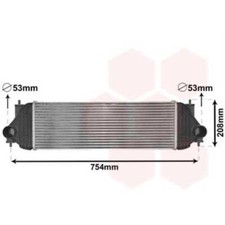 VAN WEZEL Ladeluftkühler luftgekühlt Aluminium für Suzuki Grand Vitara II